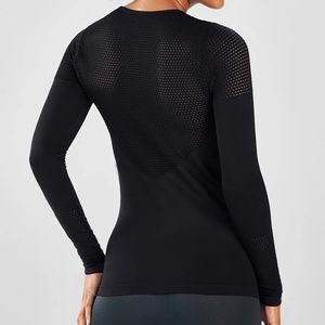 **SOLD** - Black Long Sleeves Mesh Size: S